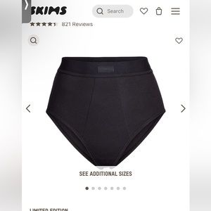 Skims COTTON RIB
HIGH-WAISTED BRIEF